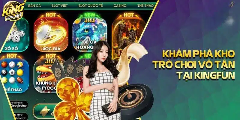 Giới thiệu các sản phẩm cá cược tại Casino KingFun